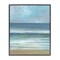 Stupell Industries Calming Blue Waves Impression Framed Giclee Design by Sally Swatland
